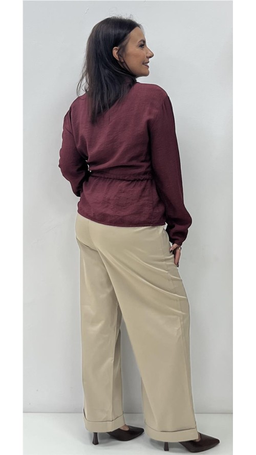 CAMISA PARIS BURDEOS