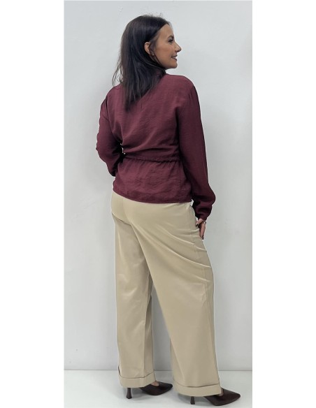 CAMISA PARIS BURDEOS