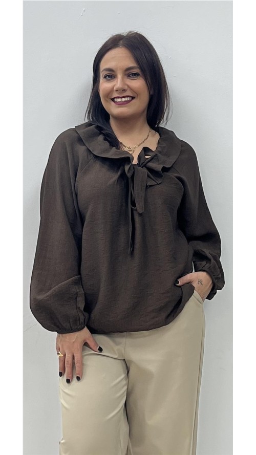 CAMISA RIGA MARRON