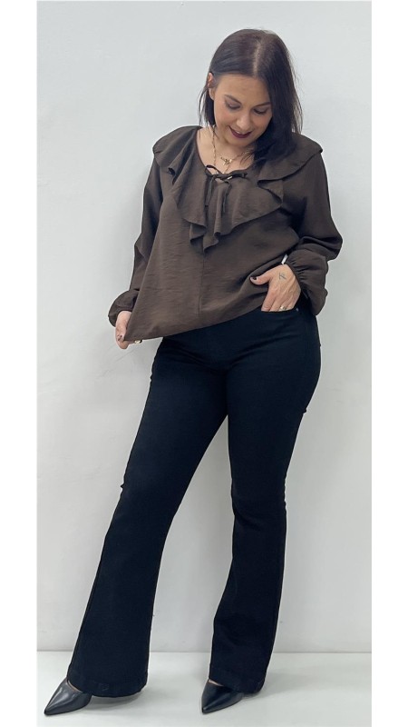 CAMISA MADRID MARRON 2