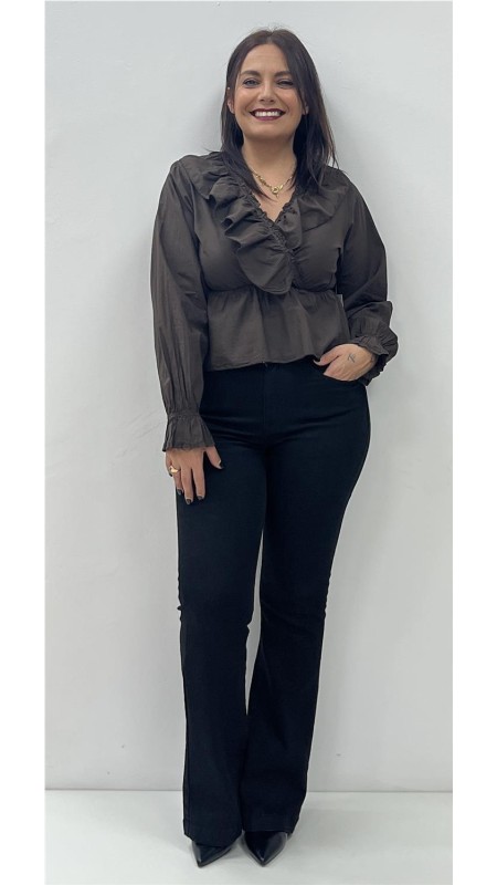 CAMISA OSLO MARRON 2