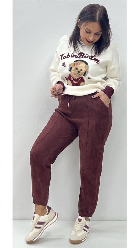 PANTALON TOKIO BURDEOS