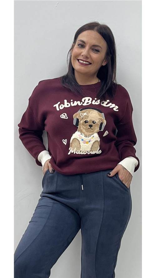 JERSEY OSO BURDEOS