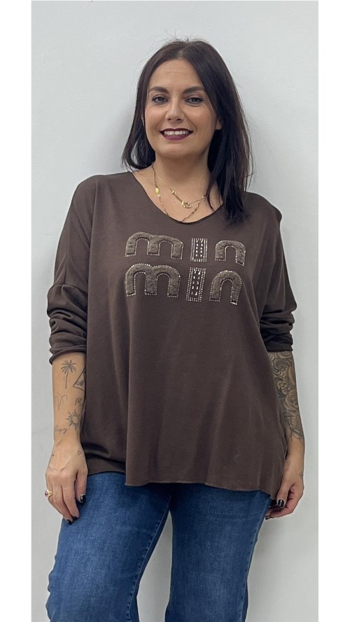 JERSEY MIN MARRON