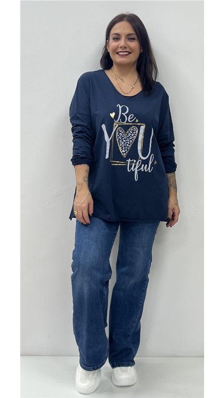 CAMISETA BE YOU MARINO 2