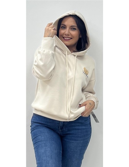 SUDADERA OSO BEIG
