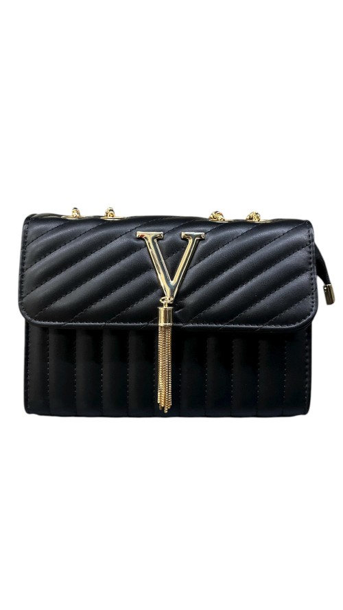 BOLSO PEQUEÑO V NEGRO