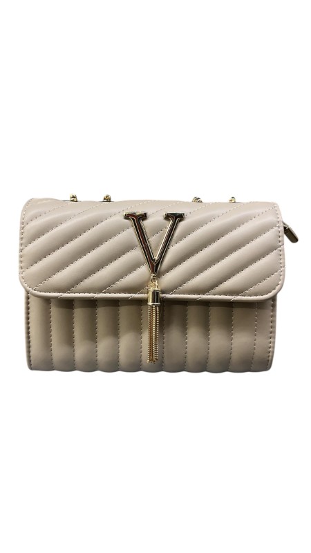 BOLSO PEQUEÑO V CAMEL