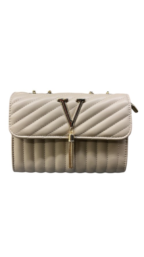 BOLSO PEQUEÑO V CAMEL