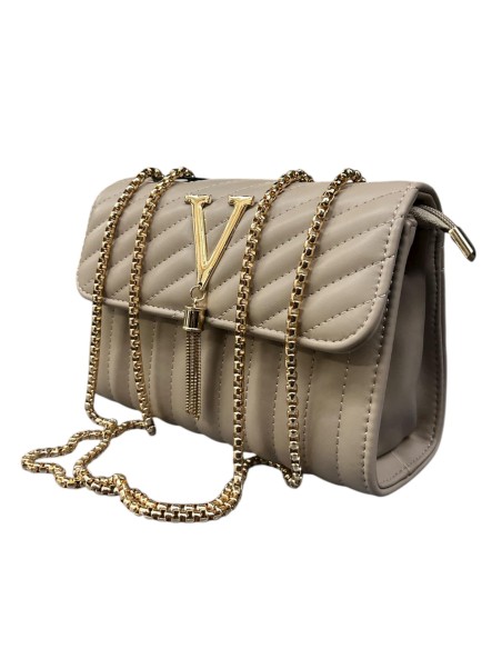 BOLSO PEQUEÑO V CAMEL