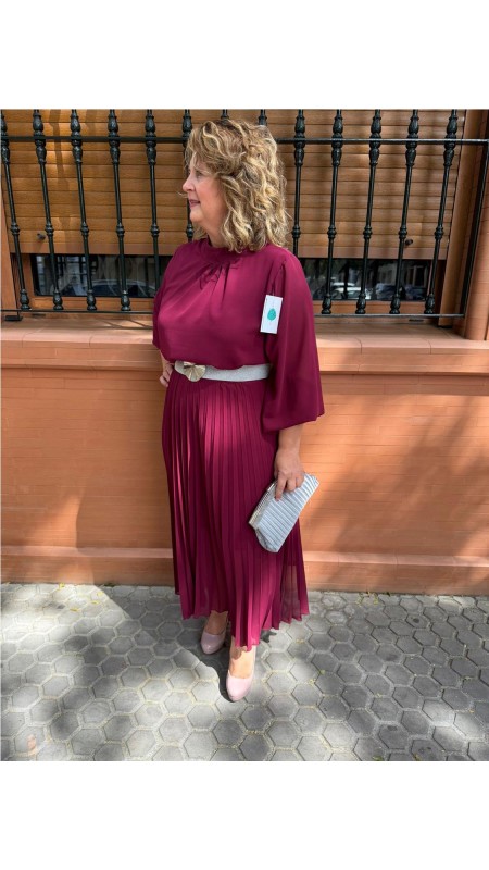 VESTIDO PATRICIA BURDEOS 2