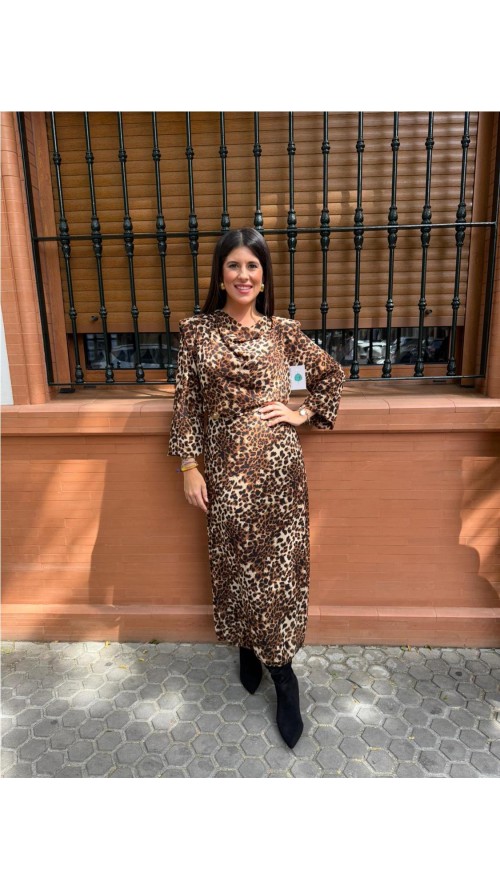 VESTIDO ALICIA LEOPARDO