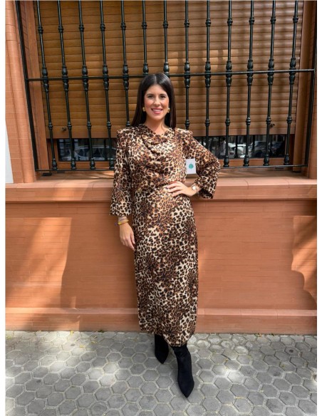 VESTIDO ALICIA LEOPARDO