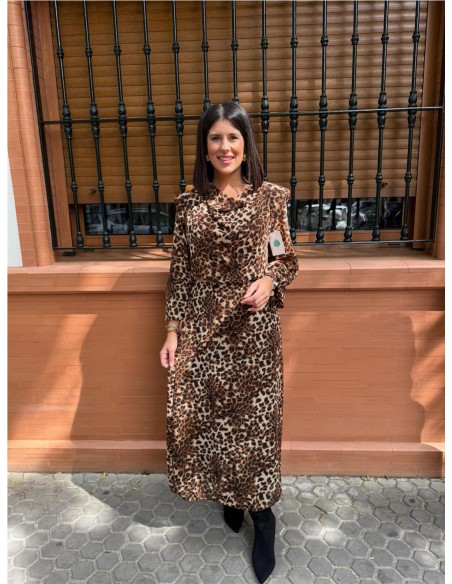 VESTIDO ALICIA LEOPARDO