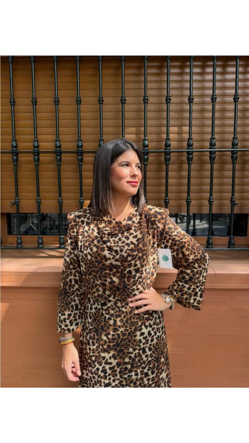 VESTIDO ALICIA LEOPARDO