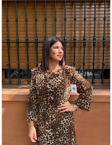 VESTIDO ALICIA LEOPARDO