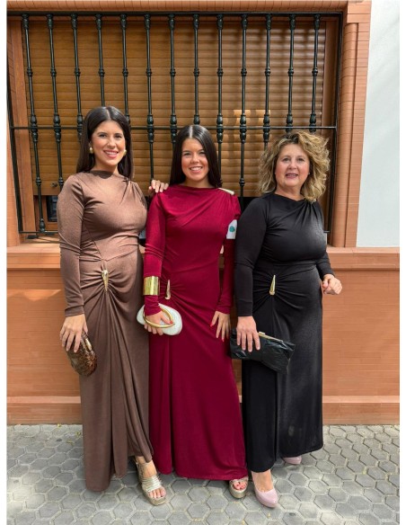 VESTIDO VARSOVIA MARRON