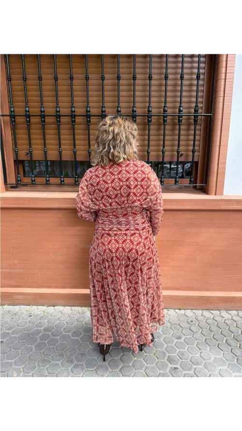 VESTIDO AMARELIS TEJA