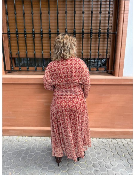 VESTIDO AMARELIS TEJA