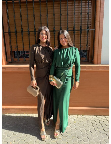 VESTIDO ARTEMIS MARRON