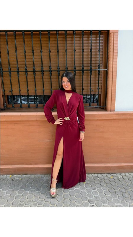 VESTIDO ARIZONA BURDEOS