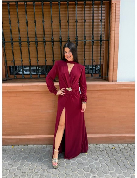 VESTIDO ARIZONA BURDEOS