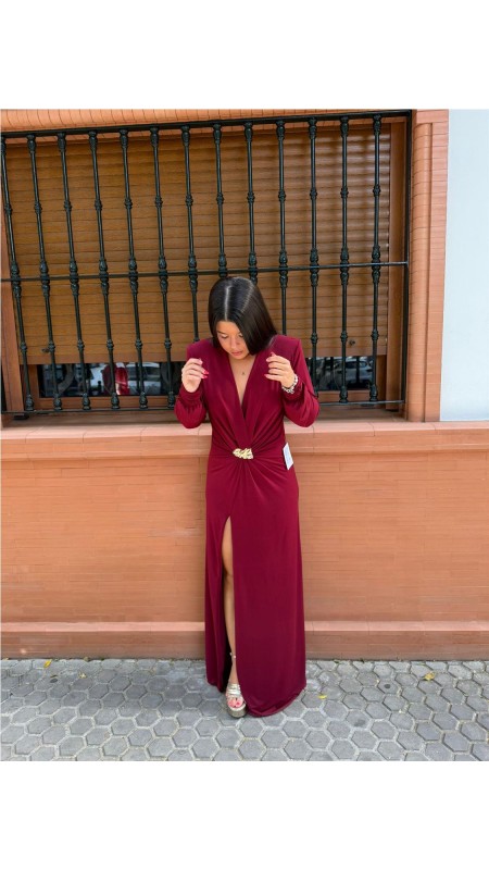 VESTIDO ARIZONA BURDEOS 2