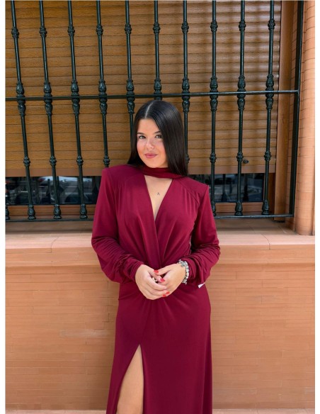 VESTIDO ARIZONA BURDEOS