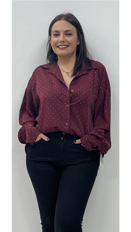 CAMISA OTTAWA BURDEOS