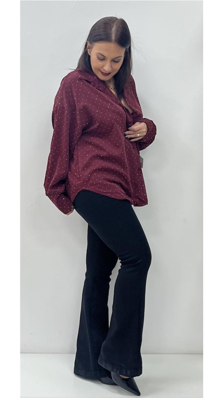 CAMISA OTTAWA BURDEOS 2