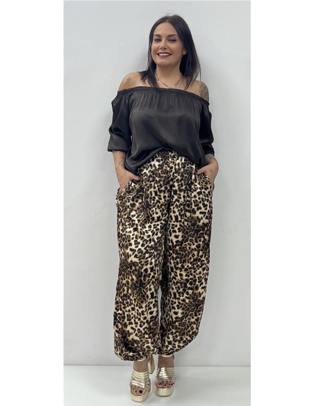 PANTALON BUDAPEST LEOPARDO