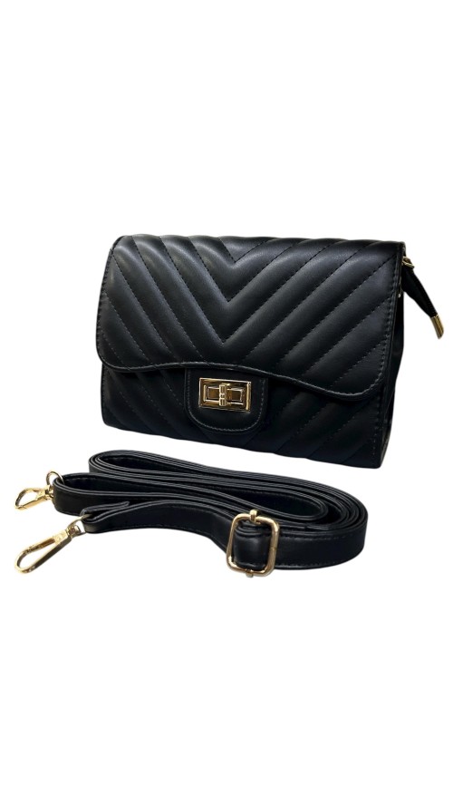 BOLSO NAPA V NEGRO