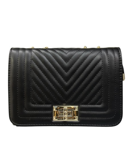 BOLSO PEQUEÑO SOLAPA NEGRO