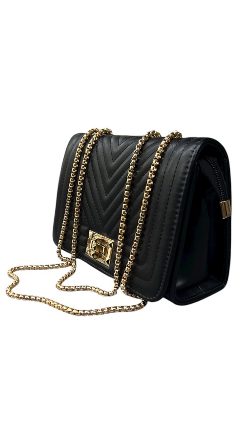 BOLSO PEQUEÑO SOLAPA NEGRO