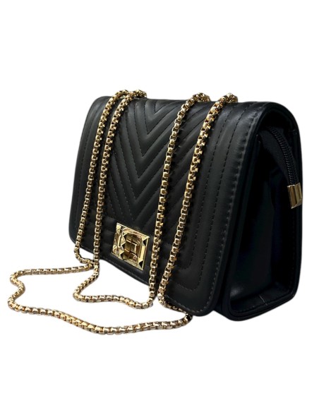BOLSO PEQUEÑO SOLAPA NEGRO
