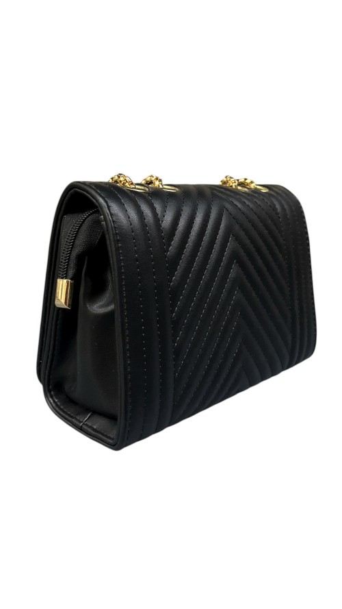 BOLSO PEQUEÑO SOLAPA NEGRO