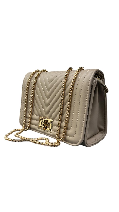 BOLSO PEQUEÑO SOLAPA CAMEL