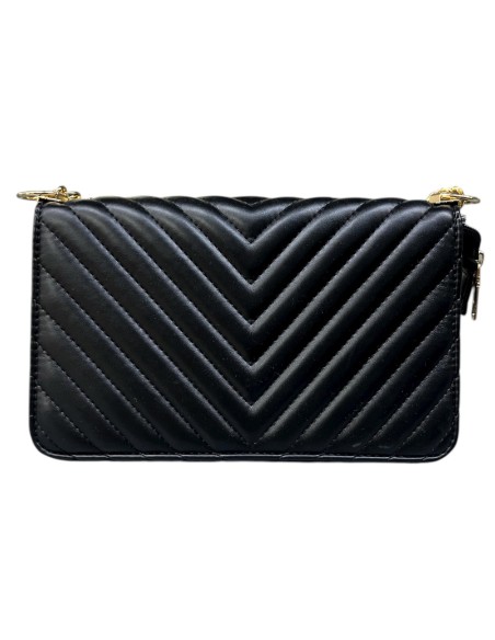 BOLSO NAPA ESTILO V NEGRO