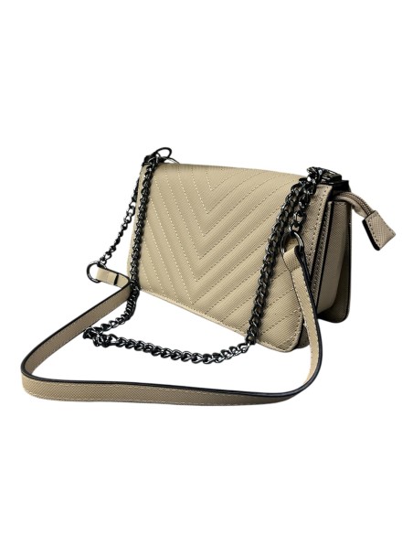 BOLSO SOLAPA CAMEL