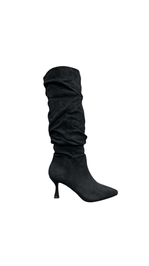 BOTA ARRUGADA SERRAJE NEGRO