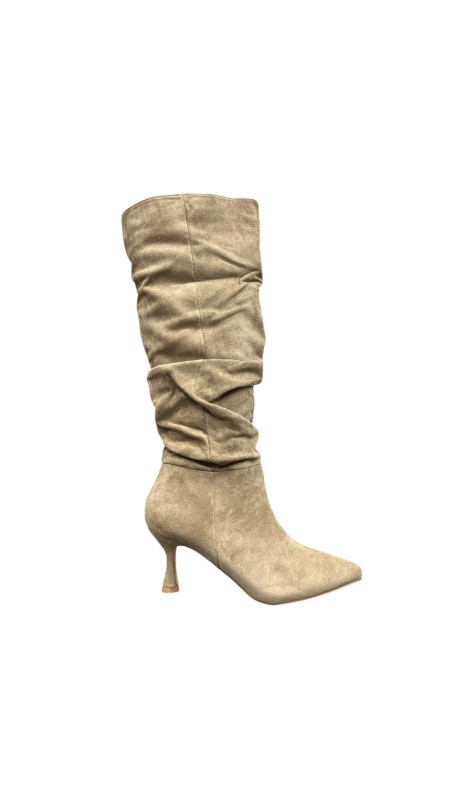 BOTA ARRUGADA SERRAJE TAUPE