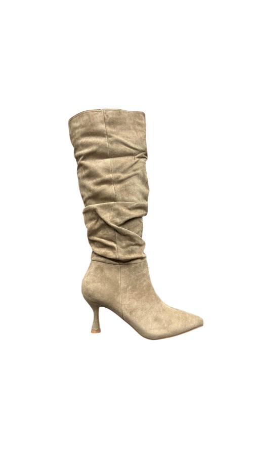 BOTA ARRUGADA SERRAJE TAUPE