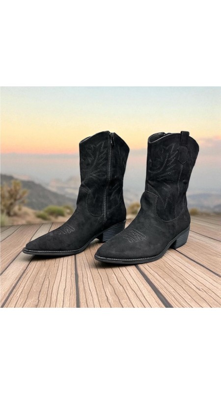 BOTIN COW BOY MEDIA CAÑA NEGRO 2