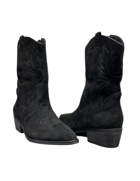 BOTIN COW BOY MEDIA CAÑA NEGRO