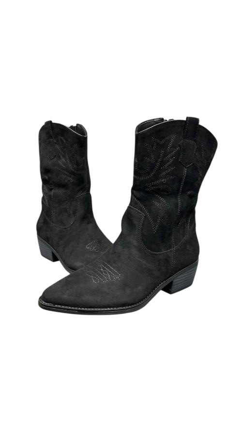 BOTIN COW BOY MEDIA CAÑA NEGRO