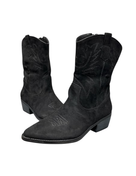 BOTIN COW BOY MEDIA CAÑA NEGRO