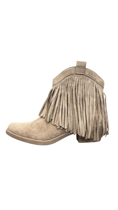 BOTIN FLECOS TAUPE