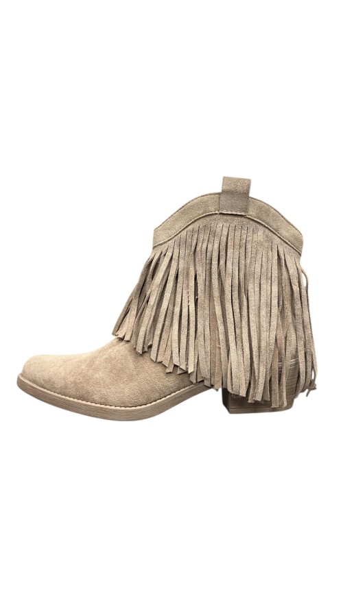 BOTIN FLECOS TAUPE
