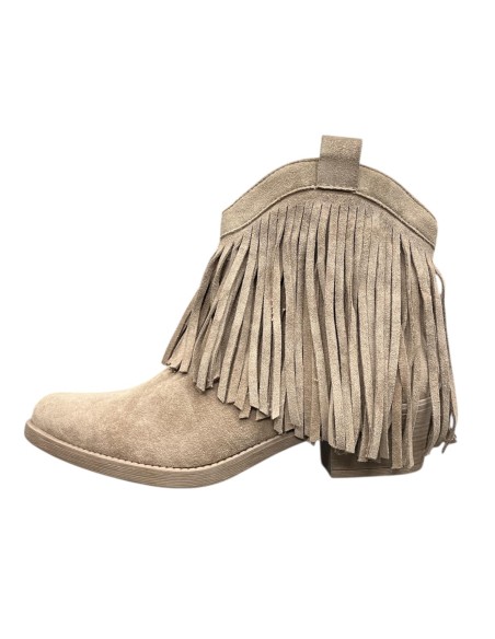 BOTIN FLECOS TAUPE