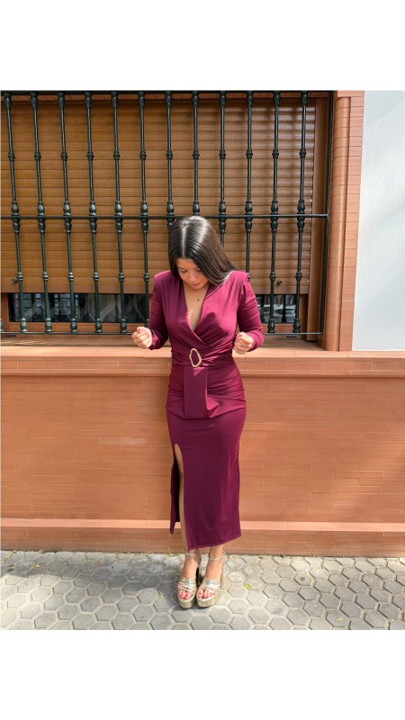 VESTIDO ALMA BURDEOS 2